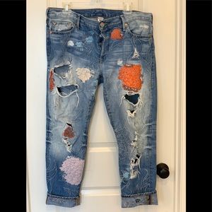 True Religion Boyfriend Jeans